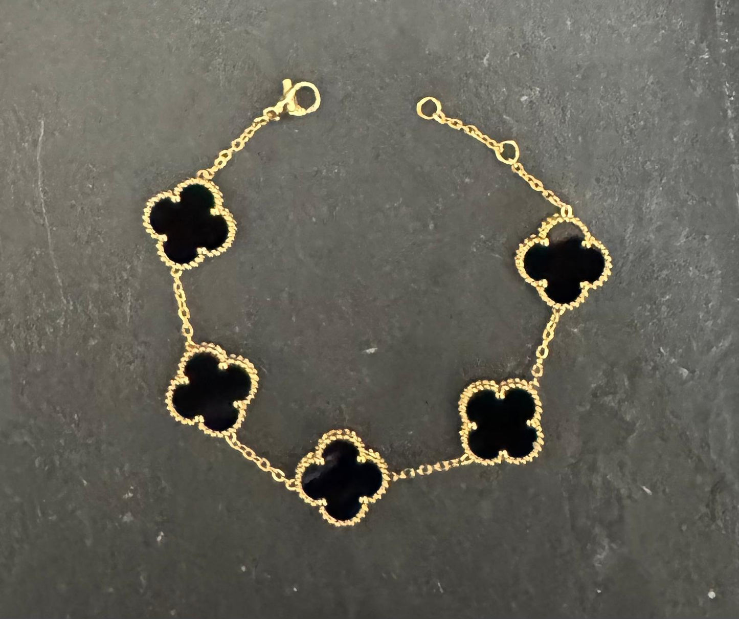 4 Leaf Clover 18K Titanium Steel Bracelet