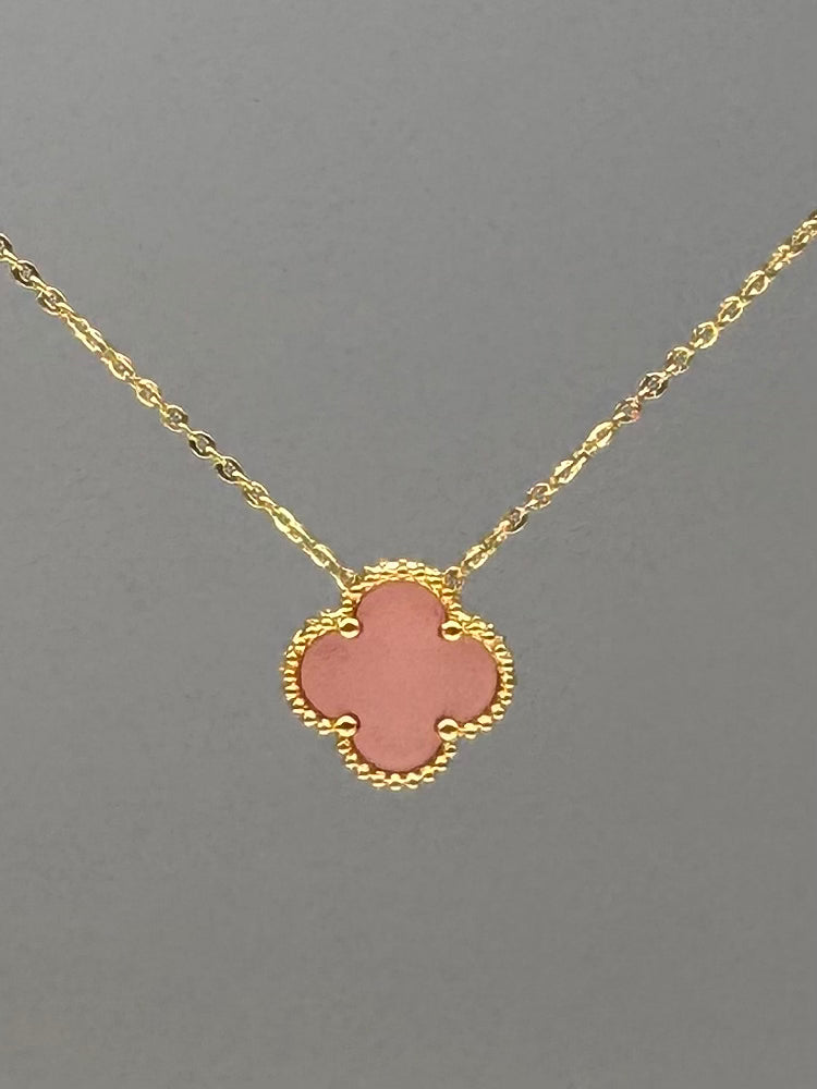 4 Leaf Clover 18K Titanium Steel Necklace