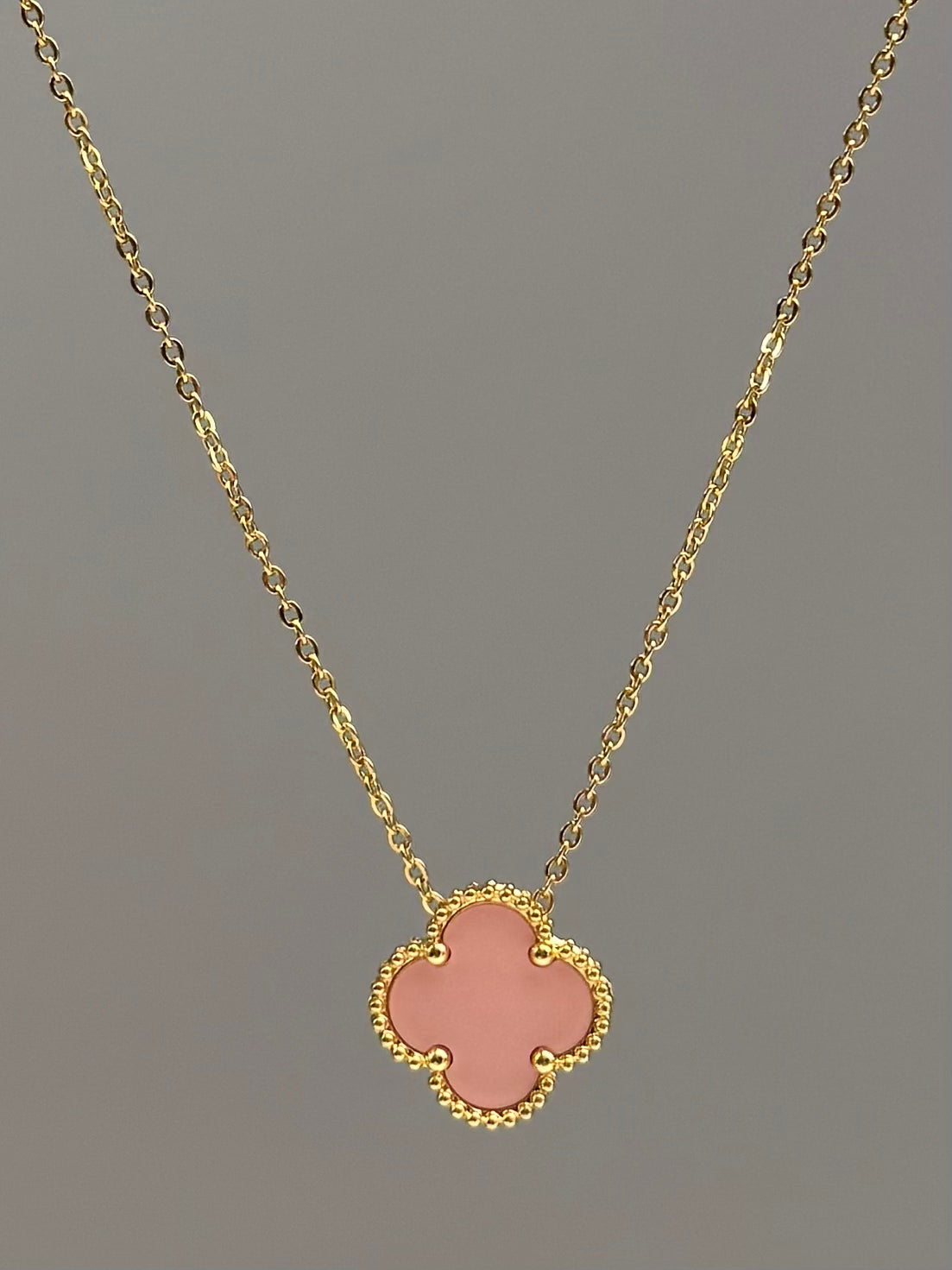 4 Leaf Clover 18K Titanium Steel Necklace