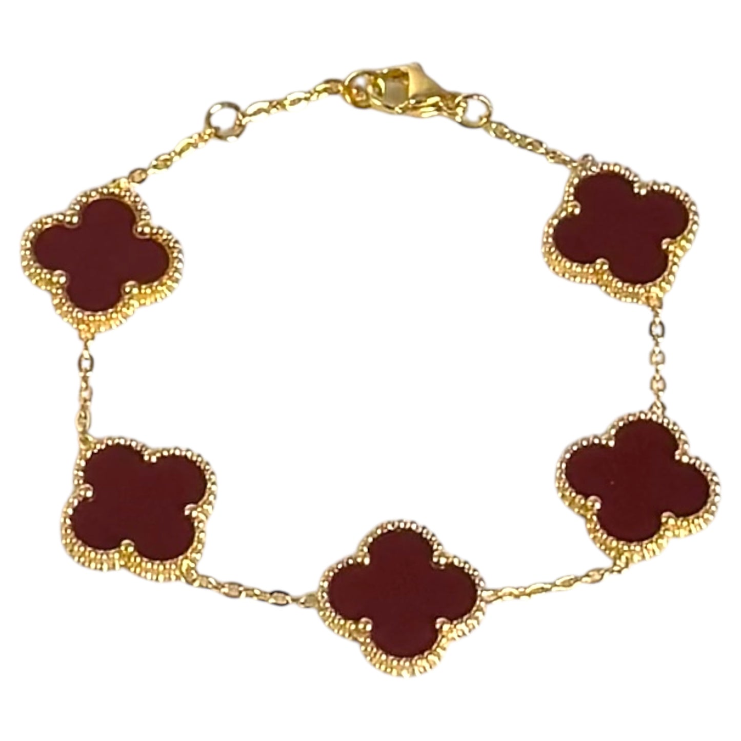4 Leaf Clover 18K Titanium Steel Bracelet
