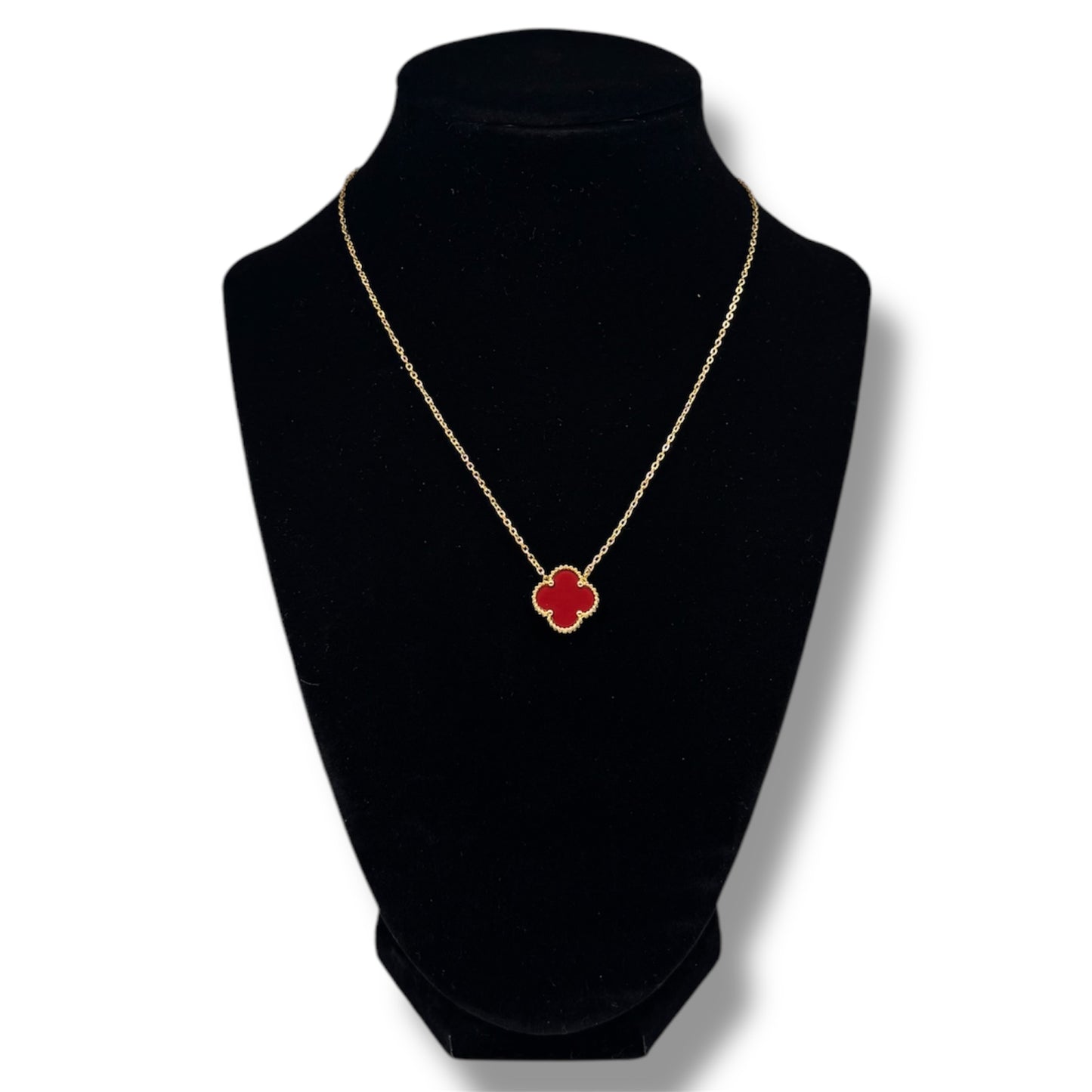 4 Leaf Clover 18K Titanium Steel Necklace