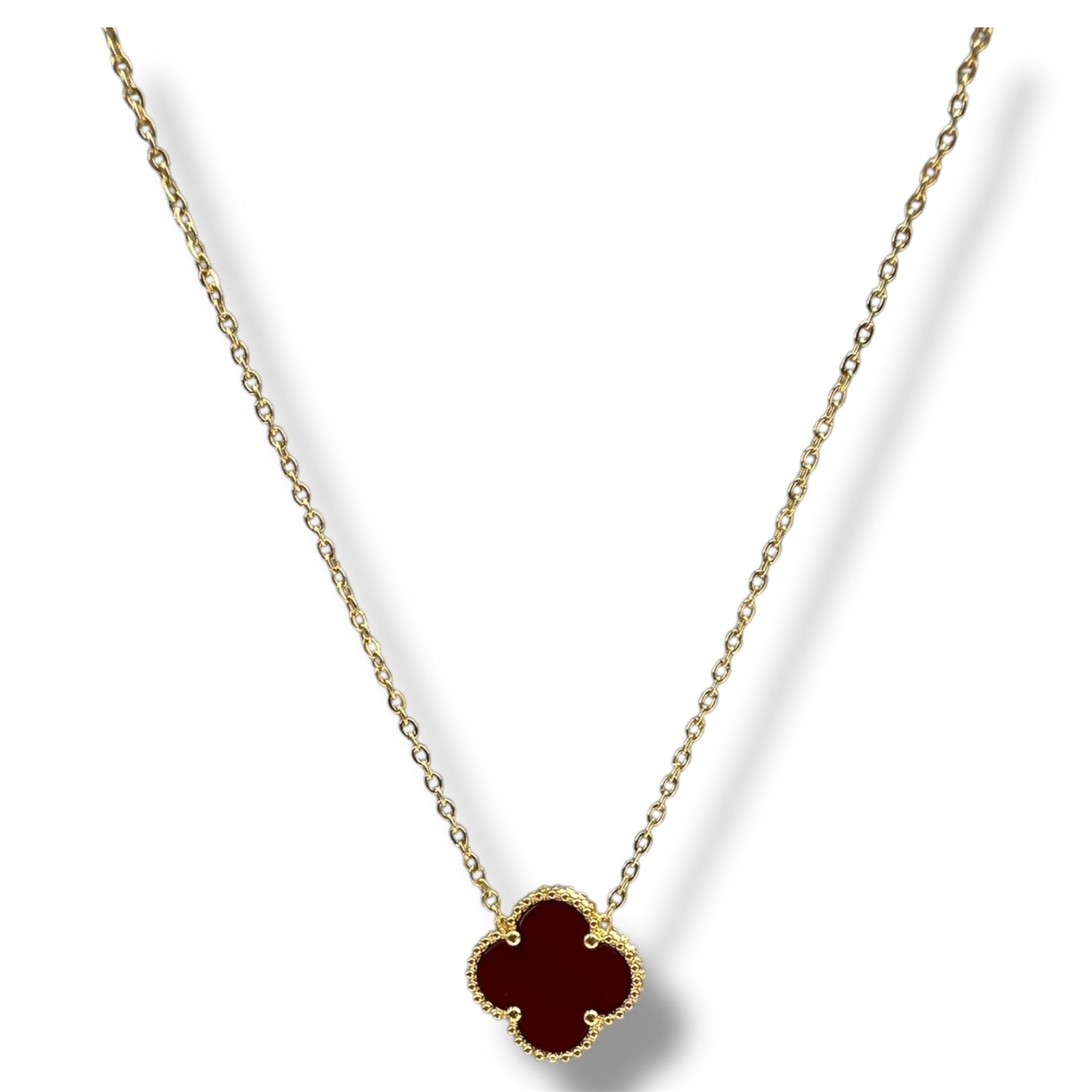 4 Leaf Clover 18K Titanium Steel Necklace