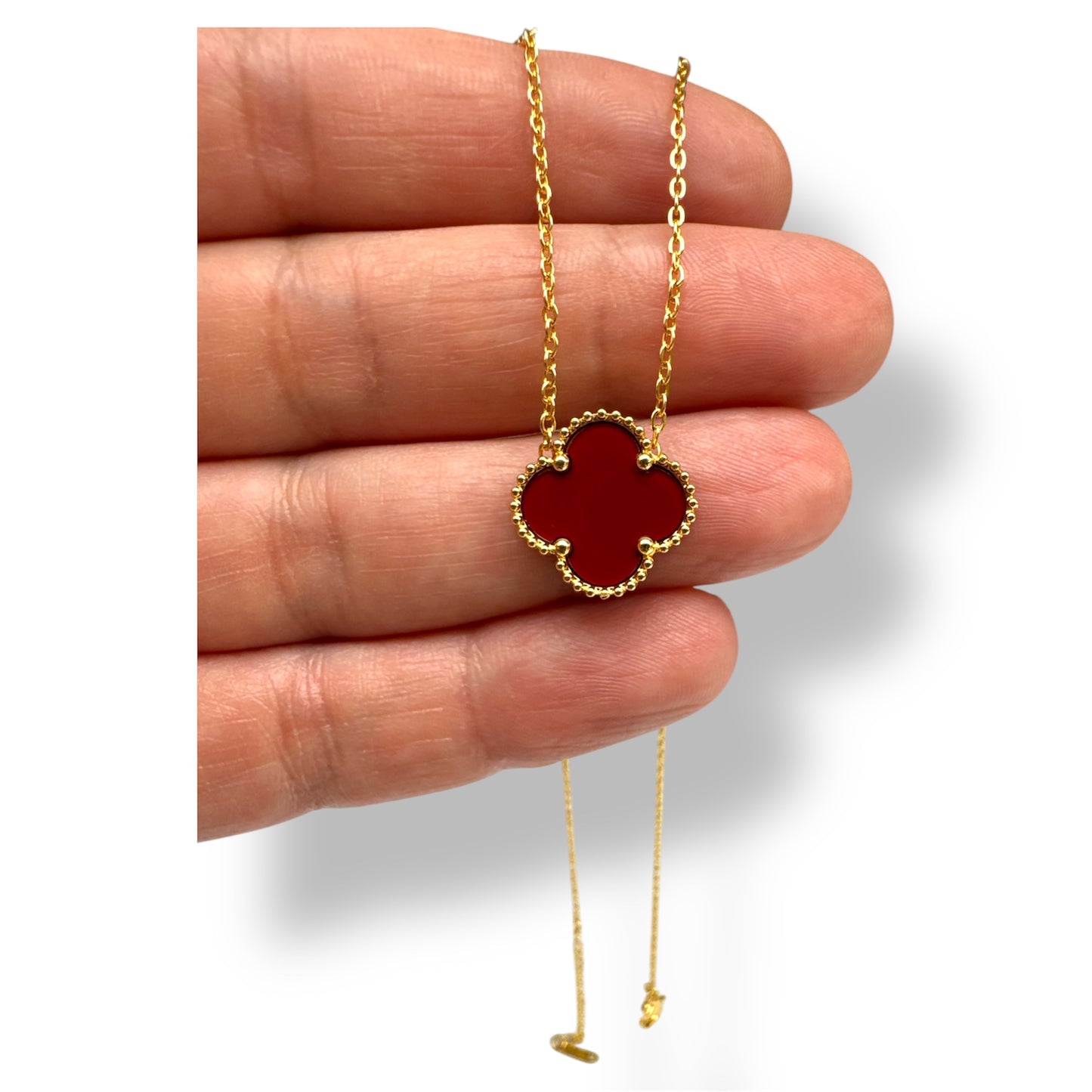 4 Leaf Clover 18K Titanium Steel Necklace