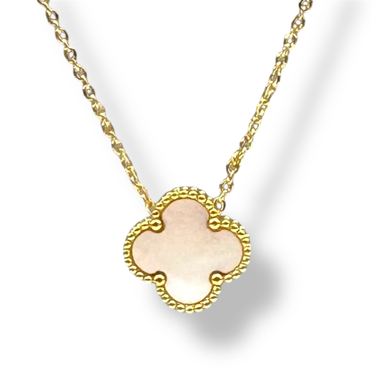 4 Leaf Clover 18K Titanium Steel Necklace