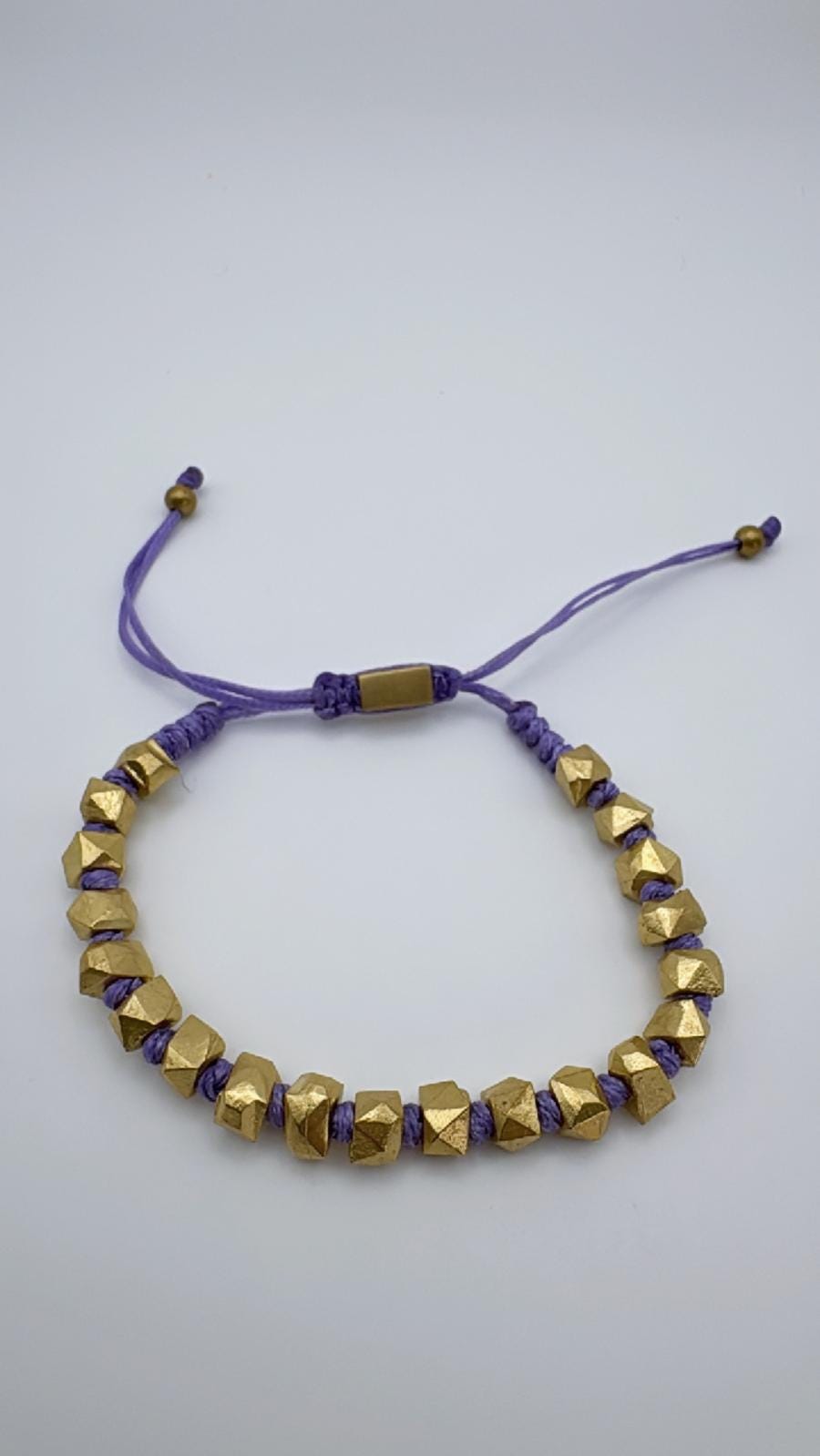Gagu Beads Plated Bronze Bracelet