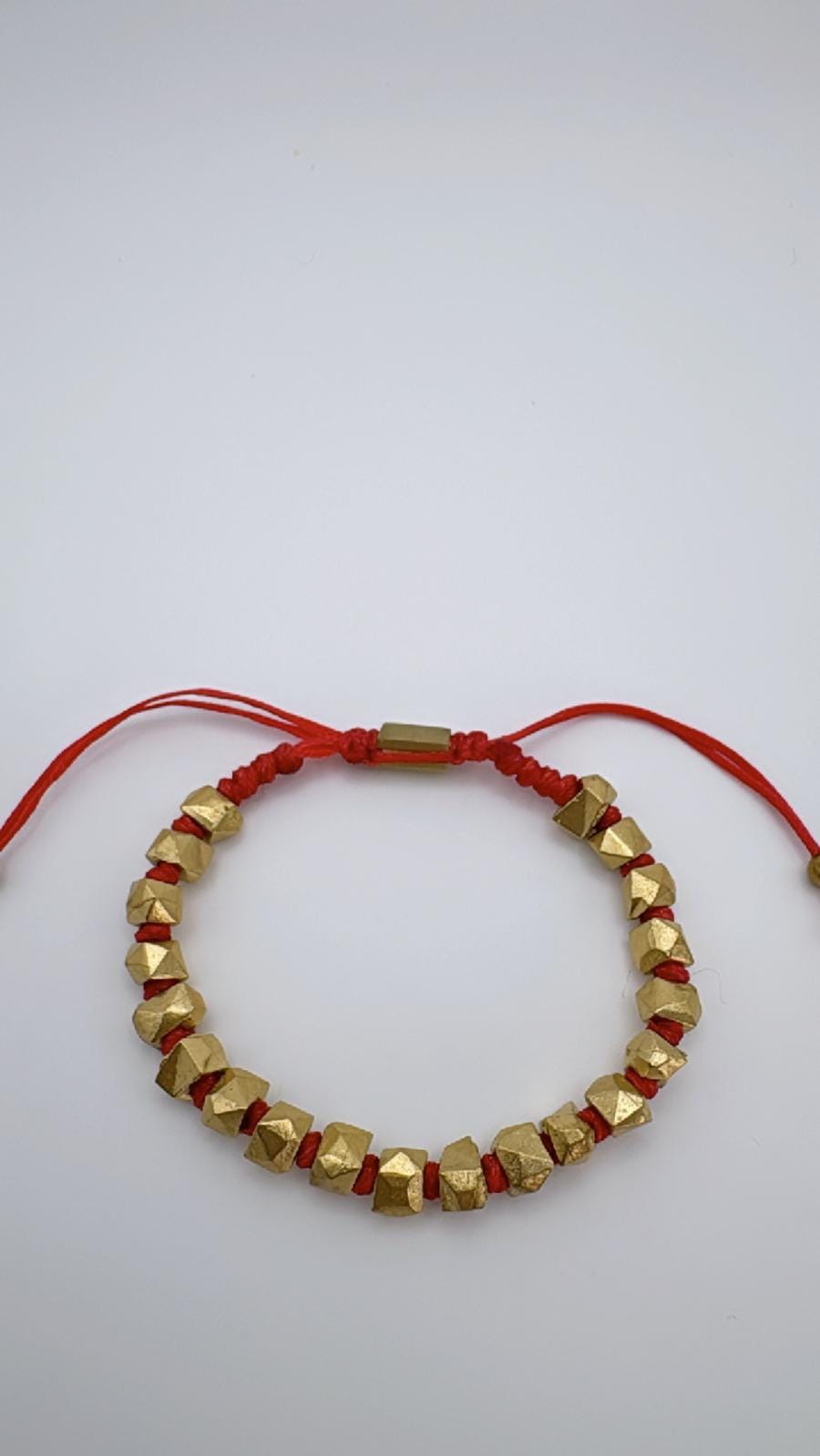 Gagu Beads Plated Bronze Bracelet