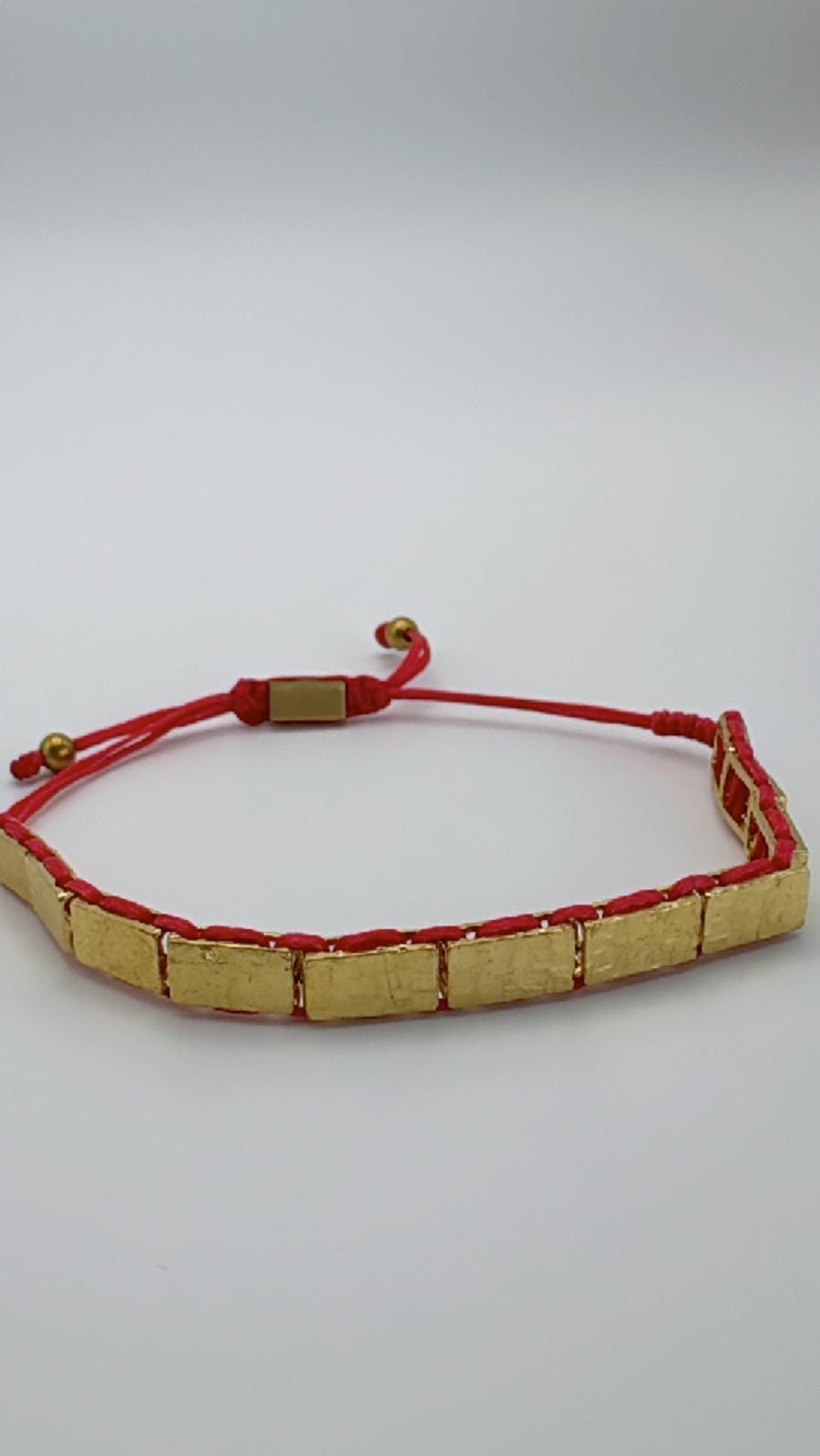 Gagu Rectangle Bar Plated Bronze Bracelet