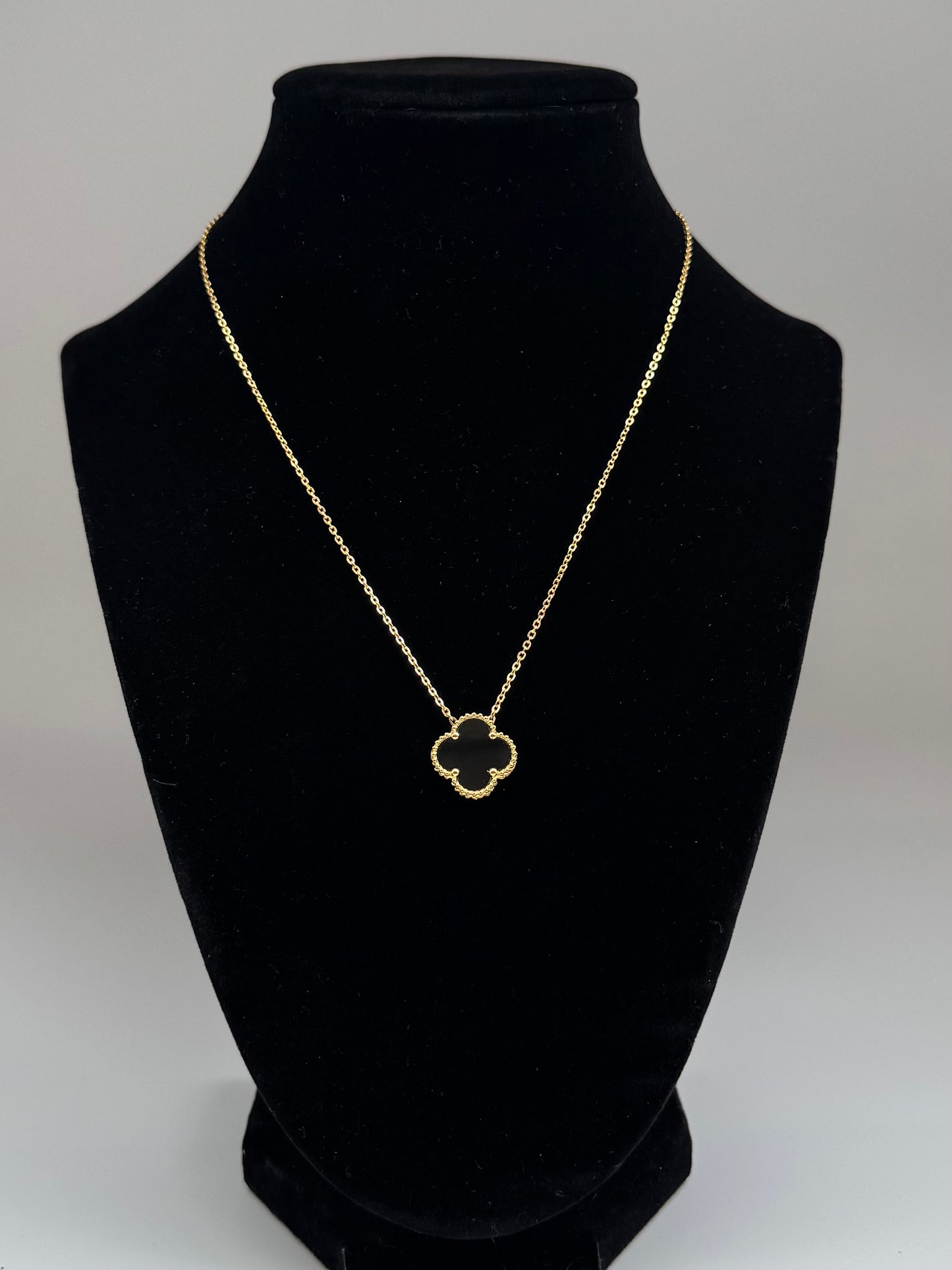 4 Leaf Clover 18K Titanium Steel Necklace