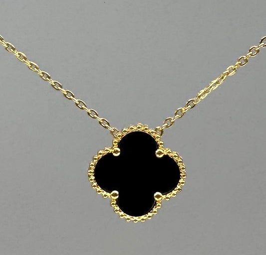 4 Leaf Clover 18K Titanium Steel Necklace