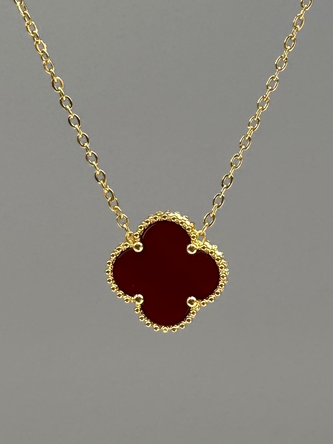 4 Leaf Clover 18K Titanium Steel Necklace