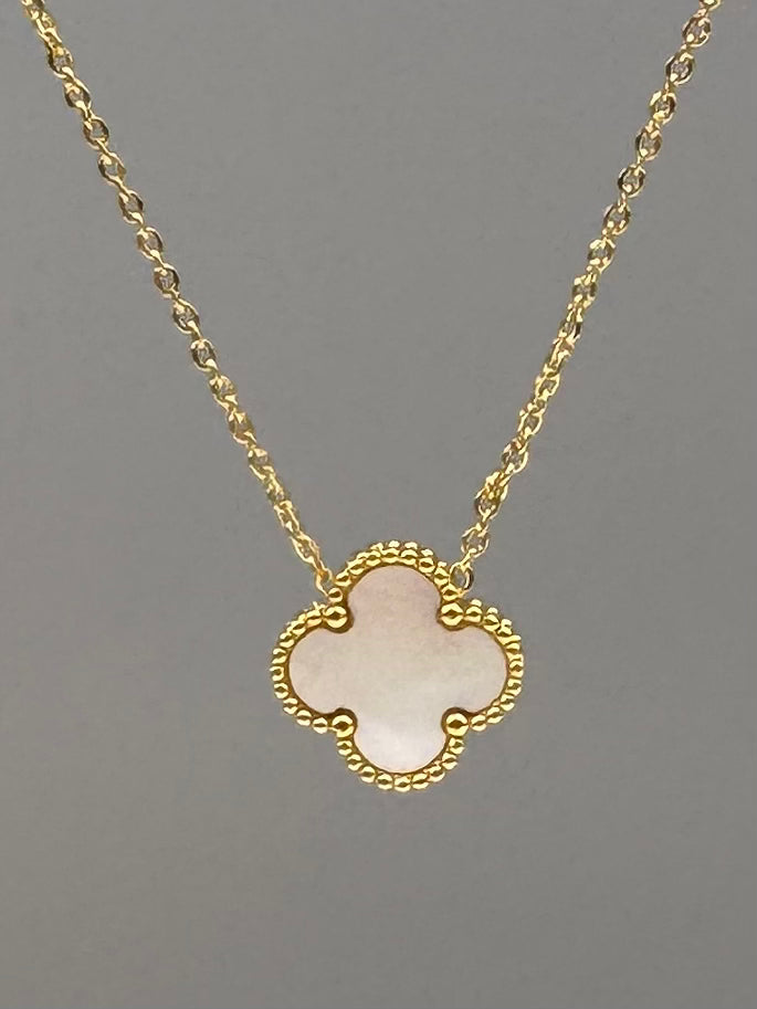 4 Leaf Clover 18K Titanium Steel Necklace