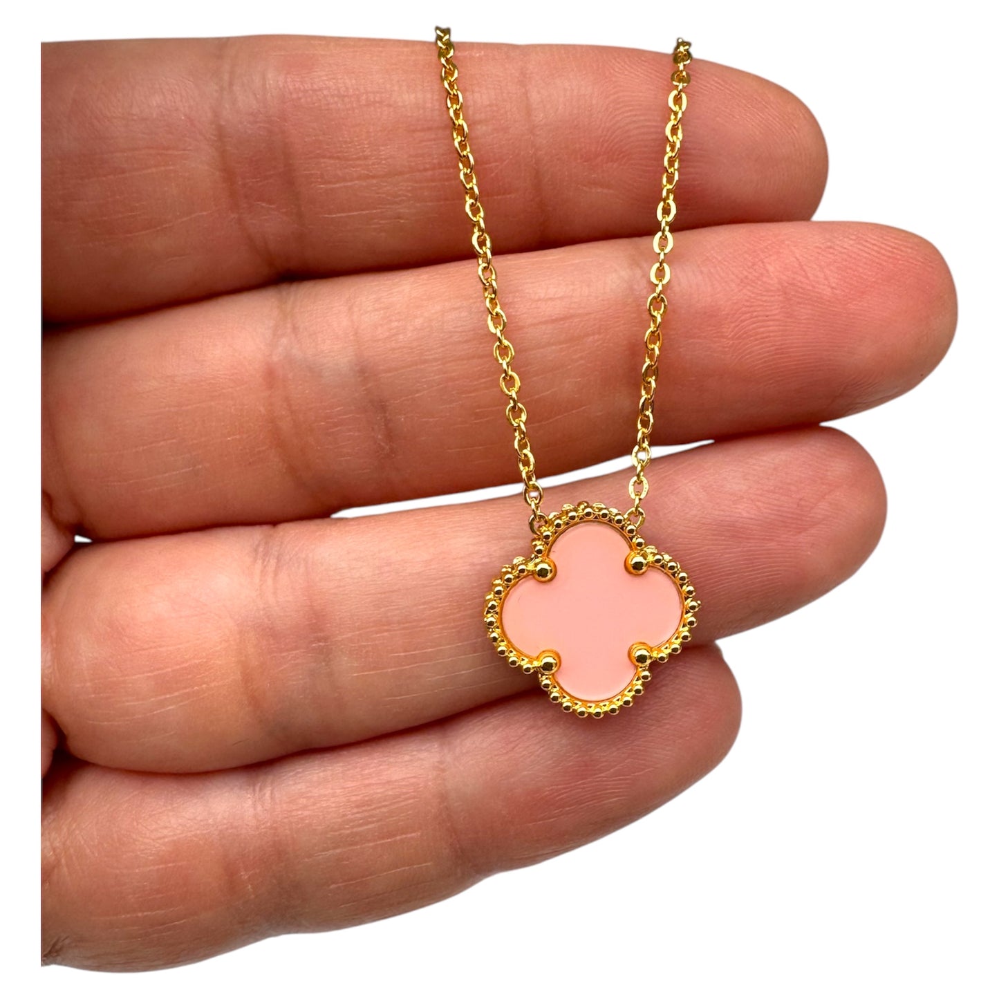4 Leaf Clover 18K Titanium Steel Necklace