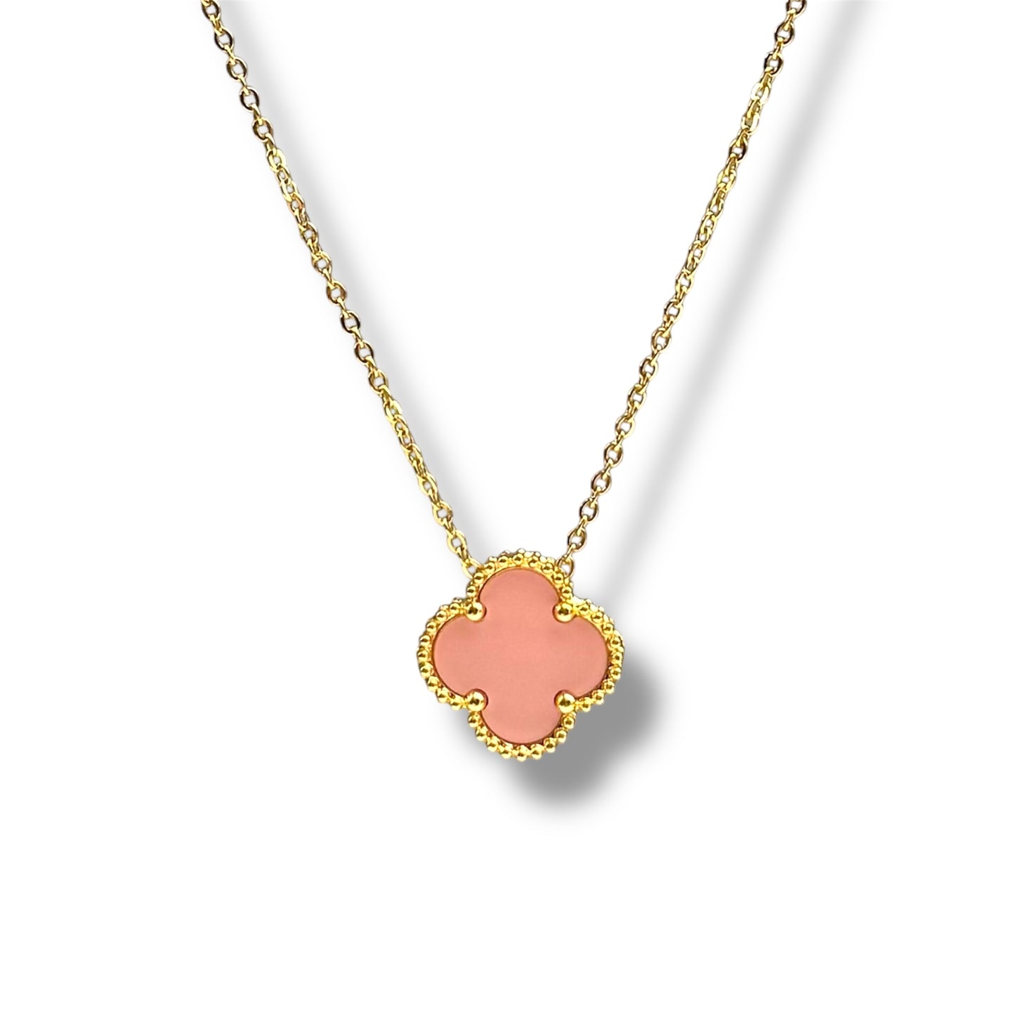 4 Leaf Clover 18K Titanium Steel Necklace