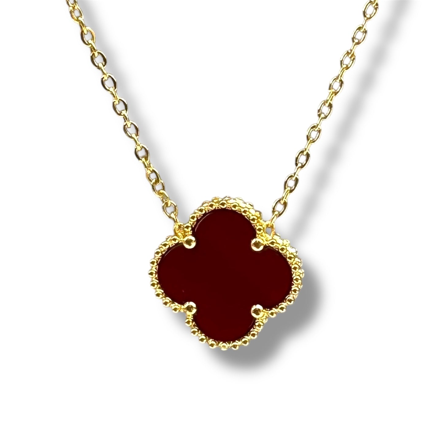 4 Leaf Clover 18K Titanium Steel Necklace