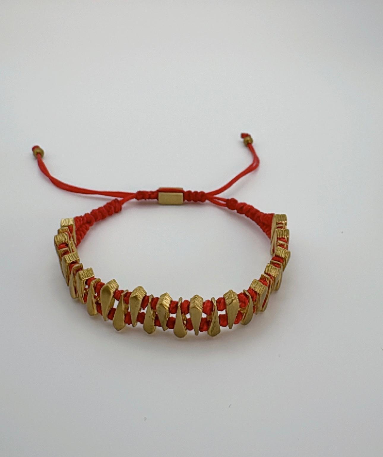 Gagu Ivory Gold Plated Bronze Bracelet