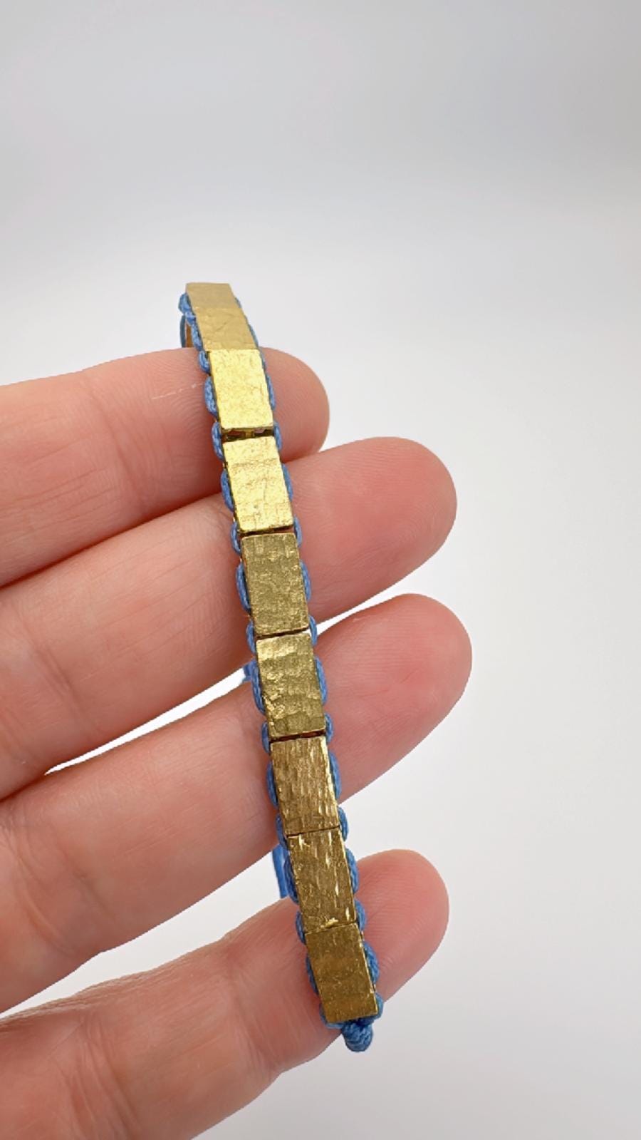 Gagu Rectangle Bar Plated Bronze Bracelet