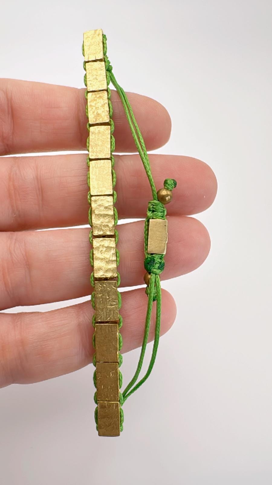 Gagu Rectangle Bar Plated Bronze Bracelet