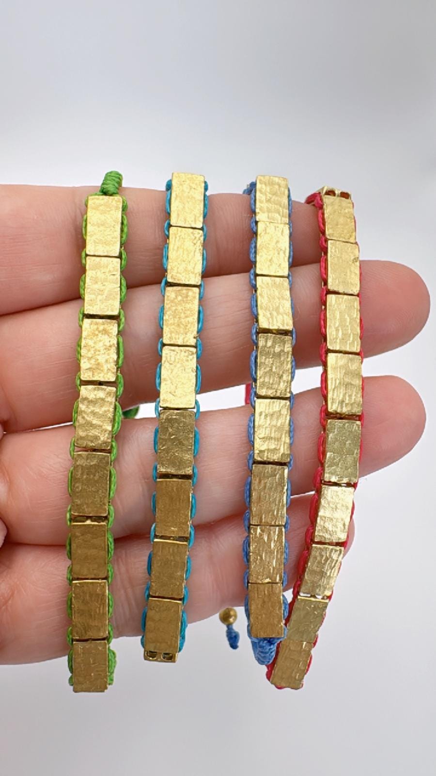 Gagu Rectangle Bar Plated Bronze Bracelet